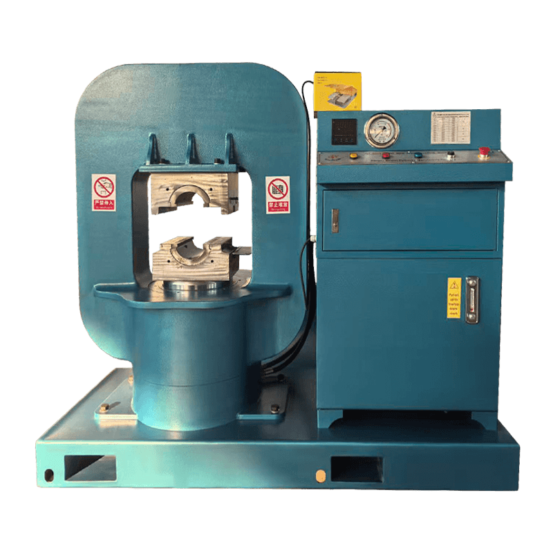 Гидравлическая машина для прессования втулок стальных канатов GT-800 (корзиночная рама)